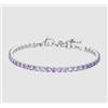 LUCA BARRA BRACCIALE TENNIS DONNA CRISTALLI VIOLA -