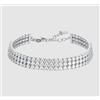 LUCA BARRA BRACCIALE TENNIS DONNA IN ACCIAIO CON ZIRCONI BIANCHI -