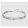 LUCA BARRA BRACCIALE TENNIS DONNA IN ACCIAIO CON ZIRCONI BIANCHI -