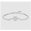 LUCA BARRA BRACCIALE TENNIS DONNA IN ACCIAIO CRISTALLI E ZIRCONE -