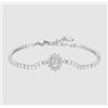 LUCA BARRA BRACCIALE TENNIS DONNA IN ACCIAIO CRISTALLI E ZIRCONE -