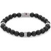 TOMMY HILFIGER BRACCIALE UOMO LAVA STONE - NERO