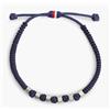 TOMMY HILFIGER BRACCIALE UOMO REGOLABILE BLUE CON NODO SCORREVOLE - BLUE NAVY