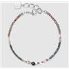 Coeur de Lion Braccialetto amuleto small cristalli e strisce di onice grigio-cristallo - MULTICOLOR