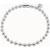 Uno de 50 Collana di perline placcata argento Sterling -