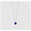 LUCA BARRA COLLANA DONNA IN ACCIAIO PUNTO LUCE BLU -