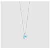 LUCA BARRA COLLANA DONNA IN ACCIAIO PUNTO LUCE CELESTE -