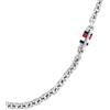 TOMMY HILFIGER COLLANA UOMO BRUCE CHAIN - ARGENTO/ACCIAIO