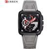 CURREN Black Square Orologio Uomo - GRIGIO