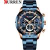 Curren New York® orologio uomo acciaio - NIGHT BLUE