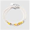 Coeur de Lion Joyful Colours Wrap bracciale argento giallo - MULTICOLOR