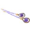 ZIIO ORECCHINI BLOOM L VIOLA -
