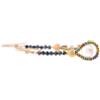 ZIIO ORECCHINI BLOOM M BLACK WHITE -