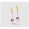 Coeur de Lion Orecchini GeoCUBE® Iconic Mono Gold Rosa - MULTICOLOR