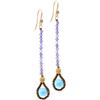 ZIIO ORECCHINI L BLOOM AZUL -