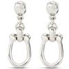 Uno de 50 Orecchini placcati argento Sterling con 1 maglia media -