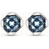 Uno de 50 Orecchini placcati argento Sterling con cristalli blu - TOPAZIO