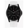 TOMMY HILFIGER OROLOGIO UOMO SPORTIVO CON CINTURINO IN SILICONE DA 43 MM - BIANCO