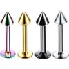 FREELANCE JW Piercing labret a borchia per labbra (ORO) -