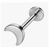 FREELANCE JW Piercing Labret Moon - ARGENTO/ACCIAIO