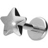 FREELANCE JW Piercing Labret Star - ARGENTO/ACCIAIO