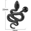 FREELANCE JW PIERCING LINGUA IN ACCIAIO - NERO