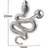 FREELANCE JW PIERCING LINGUA IN ACCIAIO - ARGENTO/ACCIAIO