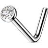 FREELANCE JW Piercing naso punto luce 1.5MM - ARGENTO/ACCIAIO