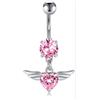 FREELANCE JW PIERCING OMBELICO IN ACCIAIO INOSSIDABILE PENDENTE - ARGENTO/ACCIAIO