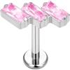 FREELANCE JW Piercing Trinal - ZIRCONE ROSA