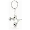 Uno de 50 Portachiavi triciclo placcato argento Sterling -