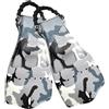 Scubapro Jet Fin Camo White, Bianco
