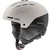 uvex stance - casco da sci robusto per adulti - regolazione individuale delle dimensioni - aerazione ottimizzata - warm grey-black matt - 54-58 cm
