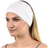 Jasmine Silk - Fascia per capelli unisex in bambù, avorio, Etichettalia unica