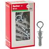 Fischer 20 Tasselli con Occhiolo Chiuso SB 9, Universali con Occhiello per il Fissaggio su Muro e Cemento, 508233