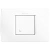 Bticino S4003CAB Apparecchio Luna, Kit Premontato con Deviatore 2 moduli, Supporto e Placca, Colore Bianco Completo di supporto e placca