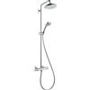hansgrohe Croma Colonna doccia 220 1 getto EcoSmart 9 l/min con termostatico, cromo, 27188000