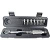 Mannesmann Brüder Mannesmann chiave dinamometrica 1/4, 5-25 Nm, TÜV/GS | M18314 | Acciaio cromo-vanadio con scala di precisione regolabile, incl. 7 inserti e valigetta, per auto, bici e moto