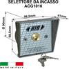 RIB SELETTORE A CHIAVE DA INCASSO - RIB ACG1010 - IP44 - MADE IN ITALY