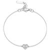 Brosway Bracciale Donna in Argento e Infinite White con Simbolo Cuore | Collezione Fancy - FIW139
