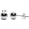 Arranview Jewellery Orecchini a perno a sfera in argento, 7 mm, Argento sterling