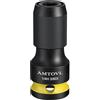 AMTOVL Adattatore per Avvitatore a Impulsi da 3/8 H a 1/4 Dr in Acciaio 42Cr-Mo Adatto a Cacciavite a Preccussione Chiave a Bussola Chiave Cricchetto con Mandrino Esagonale a Serraggio Rapido