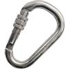 Kong. HMS Napik Screw Sleeve. Moschettone in Alluminio con Ghiera a Vite. Design a Base Larga. Sistema Keylock Antimpiglio. Per Arrampicata e lavoro. Made in Italy. EN 362/B, EN 12275/H. 80g. Lucido.