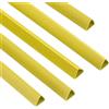 PATIKIL 30pz Barre Rilegatura, 10mm Dorsi Plastici Rilegatura 70 Fogli Capacità Raccoglitore Rapporto Formato A4 Raccoglitore Presentazione Triangolare per Copertina Rapporto, Giallo