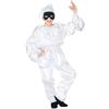 W WIDMANN MILANO Party Fashion - Costume da Pulcinella per bambini, costume tradizionale bianco per teatro, carnevale