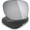 Mryok + Lenti di ricambio polarizzate per Occhiali da Sole, per Oakley Sliver OO9262-57mm - Silver Titanium, Anti-corrosione dell'acqua di mare Polarizzata - Titanio Argento, Taglia unica