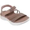 Skechers Go Walk Flex Sandal Emma Sandali da donna, marrone, 41 EU