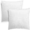 sleepling sleeping 193909 set di 2 cuscini in fibra | Cuscino decorativi per divano | Imbottitura per Cuscini | Lavabile a 60 ° C | Certificato Ökotex | Prodotto in UE | 50 x 50 cm, bianco