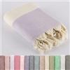 Stark und Weich LUCIDUS 100x180 Telo Mare, Telo Hammam, Telo Sauna, Telo Bagno, Coperta da Picnic,%100 Cotone, Donna e Uomo, Extra Leggero (Diamante malva), LUCID001