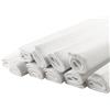 Netuno 10x rotolo di carta crespa bianco 200 x 50 cm carta crespa colorata di alta qualità per lavoretti compleanno matrimonio Natale Pasqua Carnevale decorazioni fiori regali